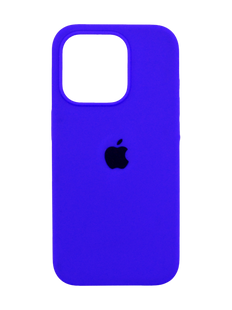 Силиконовый чехол Full Cover для iPhone 15 Pro Max indigo