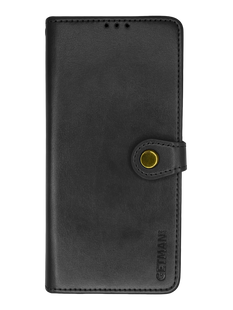 Чехол-книжка кожа для Samsung A16 4G/5G black Getman Gallant PU