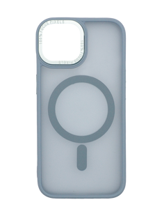 Чохол TPU+PC Space Magnetic Color with Magsafe для iPhone 14 gray