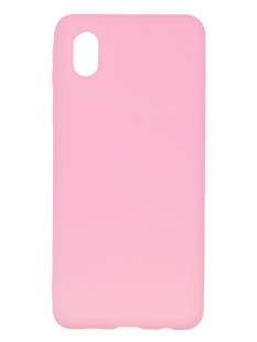 Силиконовый чехол Soft Feel для Samsung A01 Core/M01 Core pink candy