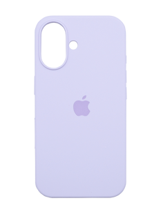 Силіконовий чохол Full Cover для iPhone 16 light lilac (glycine)