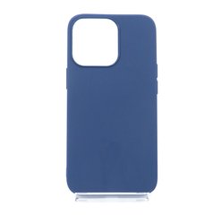 Силіконовий чохол Soft Feel для iPhone 13 Pro Candy dark blue