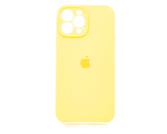 Силіконовий чохол Full Cover для iPhone 13 Pro Max yellow Full Camera