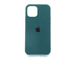 Силіконовий чохол Full Cover для iPhone 12/12 Pro green jungle