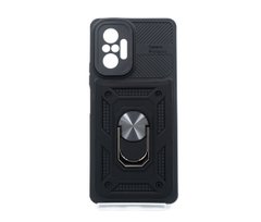 Чохол SP Serge Ring for Magne для Xiaomi Redmi Note 10Pro 4G black протиударний Full Camera