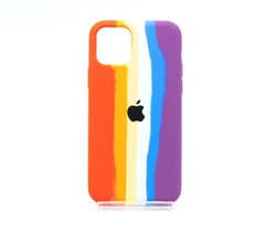 Силіконовий чохол Full Cover для iPhone 11 Pro Rainbow №2