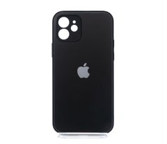 TPU+Glass чохол Matte Candy для Apple iPhone 12 Full Camera black