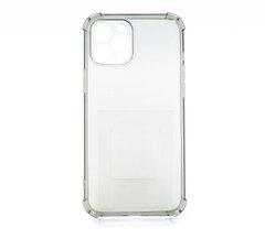 Чохол (TPU) Getman Ease logo для iPhone 12 Pro Max clear gray з посиленими кутами