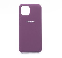 Силіконовий чохол Full Cover для Samsung A03 2021 grape