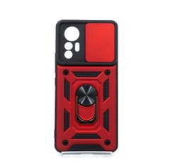 Чохол Camshield Serge Ring for Magnet для Xiaomi Mi 12 Lite red протиударний шторка/захист камери