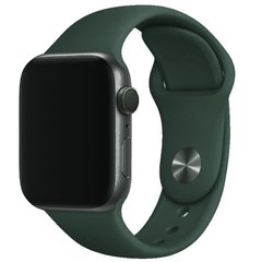 Силіконовий ремінець для Apple Watch Sport Band 38-40mm (S/M & M/L) 3pcs dark green