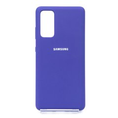 Силиконовый чехол Full Cover для Samsung S20 FE purple