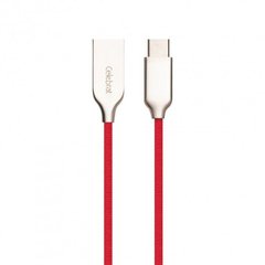 USB кабель Celebrat CB-07 Type-C 2.4A 1m red