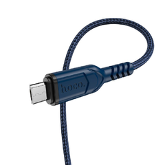 USB кабель Hoco X59 Victory Micro 2,4A/1m. blue