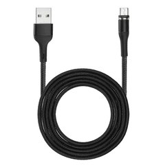 USB кабель магнітний Usams US-SJ338 U29 micro 2A 2m black