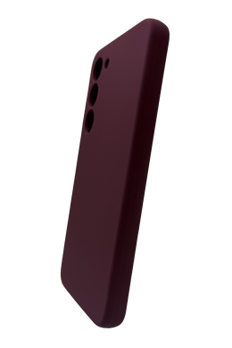 Силіконовий чохол Fibra для Samsung S23 marsala Full Camera