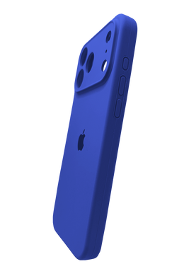 Силіконовий чохол Full Cover для iPhone 17 Pro Max royal blue (capri blue) Full Camera