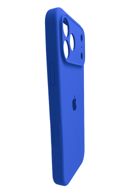 Силіконовий чохол Full Cover для iPhone 17 Pro Max royal blue (capri blue) Full Camera