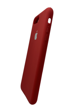 Силиконовый чехол Full Cover для iPhone 7+/8+ dark red