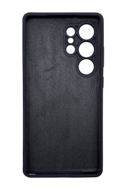 Силиконовый чехол Softy для Samsung S25 Ultra grey Full Camera с микрофиброй
