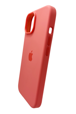 Силіконовий чохол with MagSafe для iPhone 15 guava 1:1 Smart animation