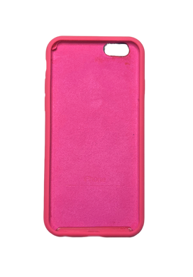 Силиконовый чехол Full Cover для iPhone 6 hot pink