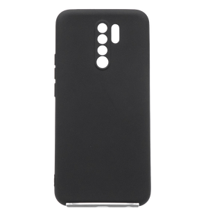 Силіконовий чохол Full Soft для Xiaomi Redmi 9 black Full camera