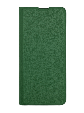 Чохол книжка FIBRA (рельєф) для Samsung A70/A70S dark green