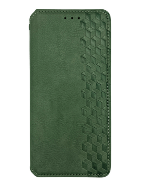 Чохол-книжка шкіра для Xiaomi Redmi Note 12S green Getman Cubic PU