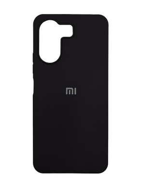 Силіконовий чохол Full Cover для Xiaomi Redmi 13C/Poco C65 black