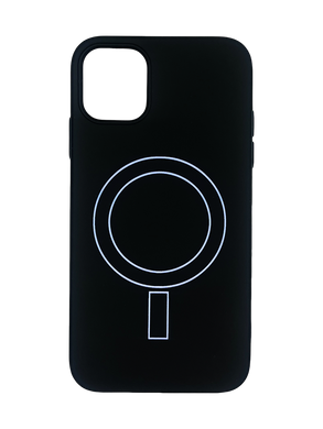 Чохол TPU Aneu with Magsafe для iPhone 11 black/blue