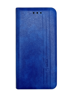 Чохол книжка Leather Gelius New для iPhone 12 mini blue