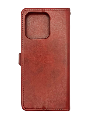 Чохол-книжка шкіра для Xiaomi Redmi 12C red Getman Gallant PU