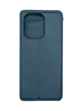 Чохол-книжка шкіра для Xiaomi Redmi 13 4G/Poco M6 4G blue Getman Cubic PU