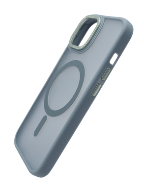 Чехол TPU+PC Space Magnetic Color with Magsafe для iPhone 14 gray