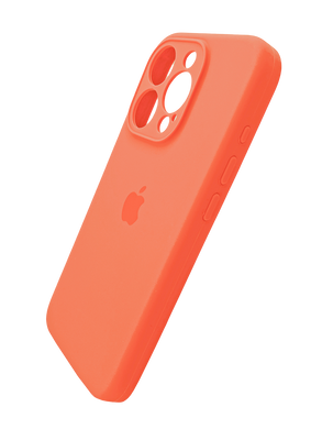 Силіконовий чохол Full Cover для iPhone 15 Pro Max orange Full Camera