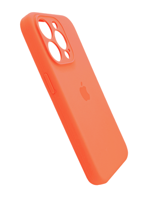 Силіконовий чохол Full Cover для iPhone 15 Pro Max orange Full Camera