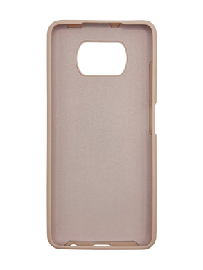 Силіконовий чохол Full Cover для Xiaomi Poco X3 Pro pink sand Full Camera без logo