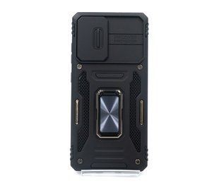 Чохол Camshield Army Ring для Samsung S20 FE black протиударний шторка/захист камери