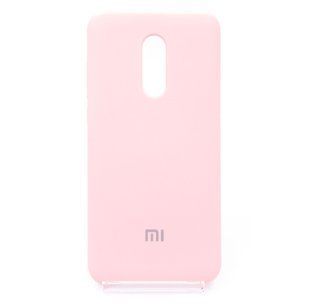 Силиконовый чехол Silicone Cover для Xiaomi Redmi 5+ light pink