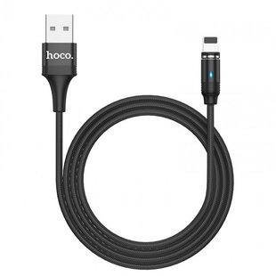 USB кабель HOCO U76 Fresh Magnetic Lightning 2A/1,2m black