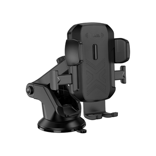 Автотримач Hoco H65 Gamble one-button car holder(center console) black
