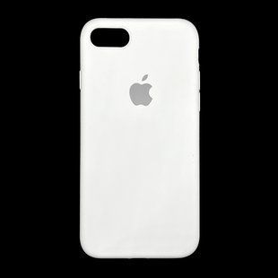 Силиконовый чехол Full Cover для iPhone 7/8 white