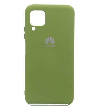 Силіконовий чохол Full Cover для Huawei P40 Lite forest green Protective