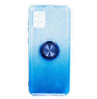 Силіконовий чохол SP Shine для Samsung A31 blue ring for magnet