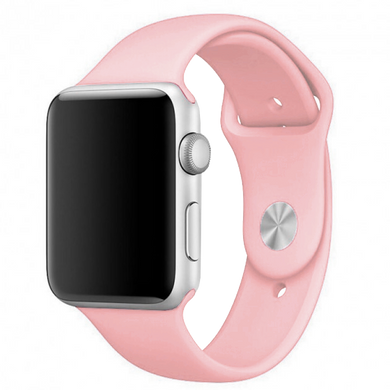 Силіконовий ремінець для Apple Watch Sport Band 42/44mm (S/M & M/L) 3pcs light pink