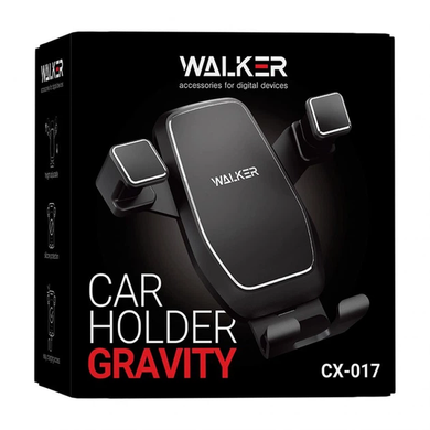 Автотримач Walker CX-017 Gravity black