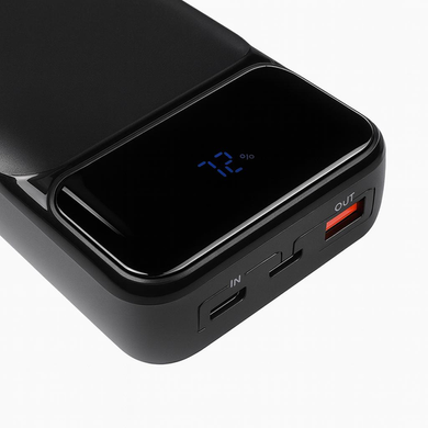 Power Bank Grunhelm GP-20BQC 22.5W 20000 mAh black швидка зарядка