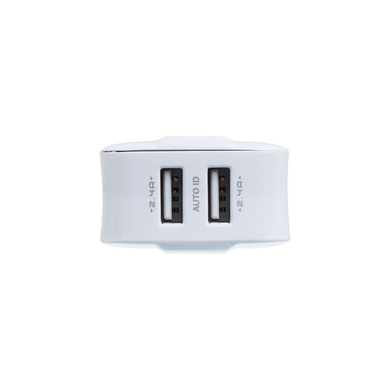 Сетевое зарядное устройство MOXOM KH-47 Type-C 2USB 2.4A white