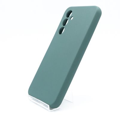 Силіконовий чохол Full Cover для Samsung A54 5G dark green Full Camera без logo